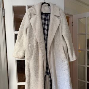 White winter coat